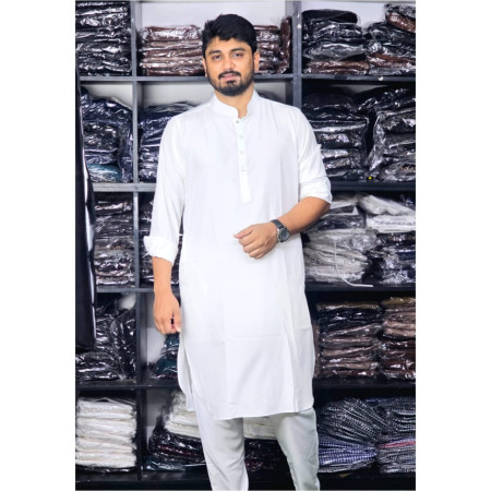 China Fabrics Simple Kabli Set - White