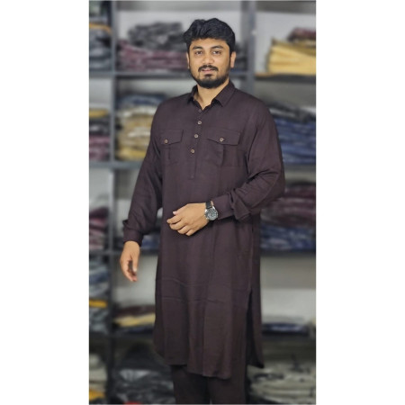 Cotton Kabli Set- Coffee