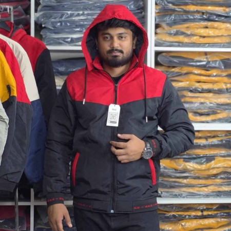 Premium Hoodie Jacket - Red