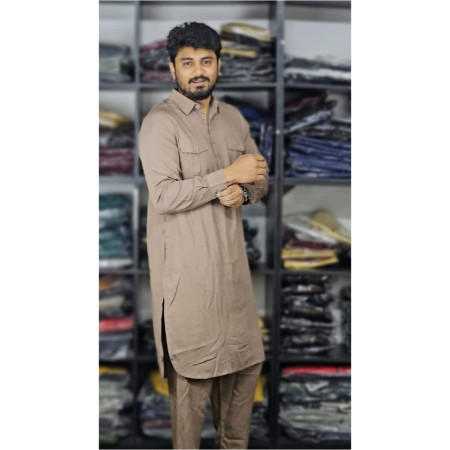Cotton Kabli Set- Platnum Gray